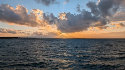 Sonnenuntergang an der Ostsee